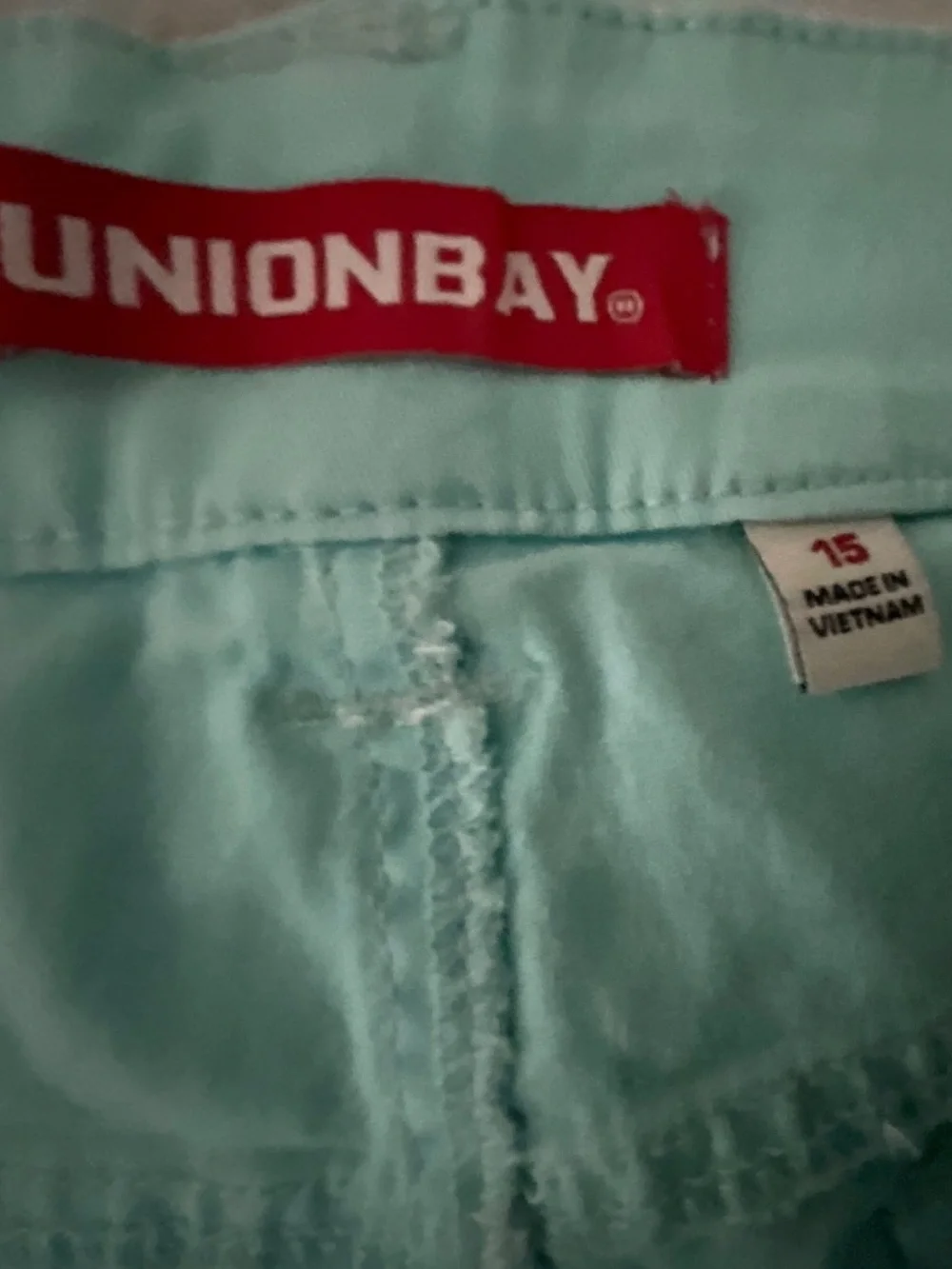 Unionbay • Seafoam Stretch Cotton Shorts • Size 15 - Picture 4 of 8